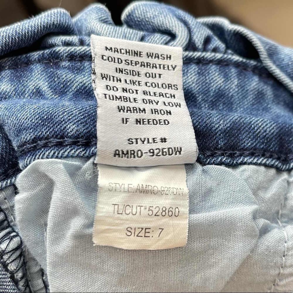 Ashley Mason Paper Bag Front Tie Jeans 7 - Picture 6 of 9